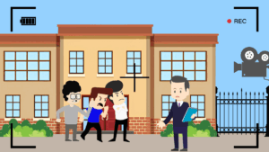 Six Trespassers Under Television Scrutiny